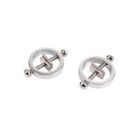 Затискачі для сосків Chisa Sins Inquisition Teeth Bite Nipple Clamps, сріблясті