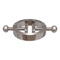 Затискачі для сосків Chisa Sins Inquisition Teeth Bite Nipple Clamps, сріблясті