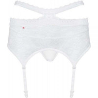 Пояс для чулок Swanita L/XL Obseeeive белые