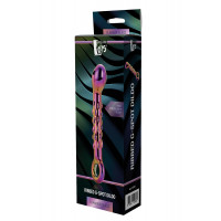 Стеклянный фаллоимитатор Dream Toys GLAMOUR GLASS RIBBED G-SPOT DILDO