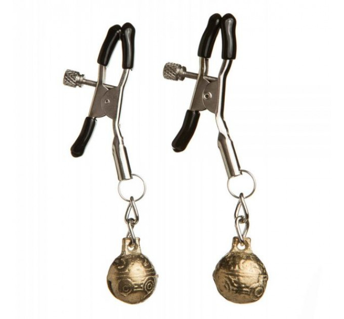 F61314 Зажимы на соски с колокольчиком Loveshop Gold Bell