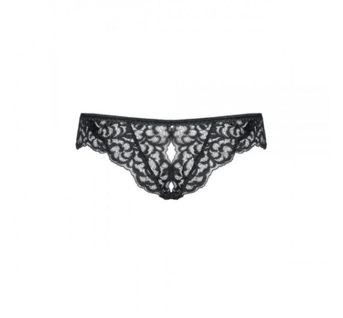 Трусы Laluna crotchless panties black L/XL - MINI
