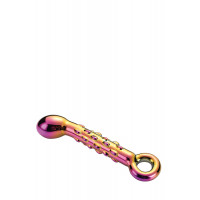 Стеклянный фаллоимитатор Dream Toys GLAMOUR GLASS RIBBED G-SPOT DILDO