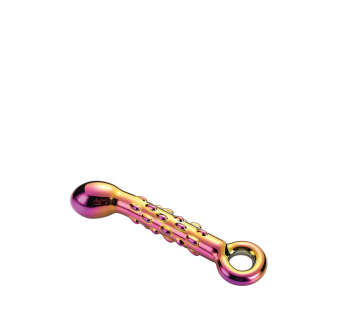 Стеклянный фаллоимитатор Dream Toys GLAMOUR GLASS RIBBED G-SPOT DILDO