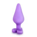 Анальная пробка PLAY WITH ME CANDY HEART DO ME PURPLE