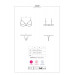 Комплект Obsessive Luvae cupless set L/XL