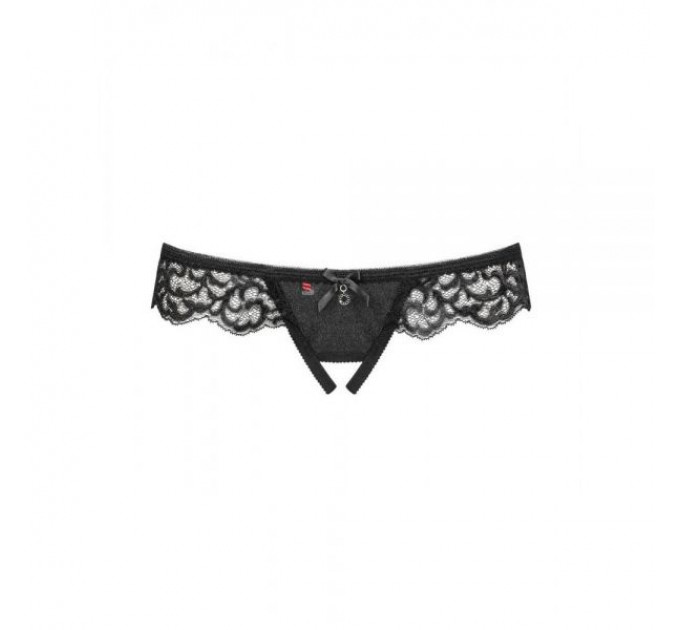 Трусы Laluna crotchless panties black L/XL - MINI