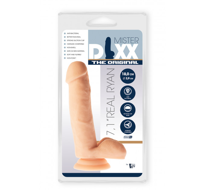 Фаллоимитатор MR. DIXX REAL RYAN 7.1INCH DILDO