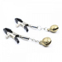 F61314 затискачі на соски з дзвіночком Loveshop Gold Bell