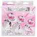 Набор анальных пробок Pink Gem Glass Anal Plug Set из стекла