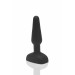 Анальна пробка із 3 моторами B-Vibe - Trio Remote Control Butt, чорна