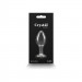 Анальная пробка с кристаллом NS Novelties Crystal Desires, стеклянная, прозрачный, M