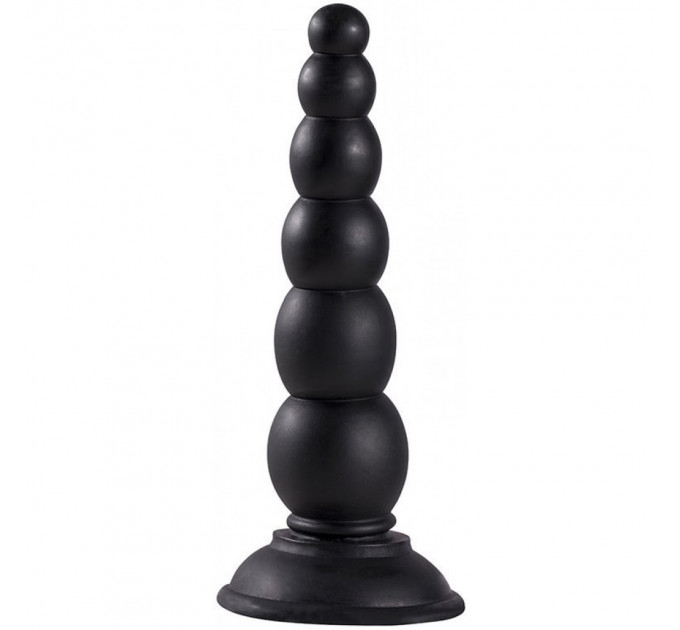 Анальная пробка с шариками MENZSTUFF BEADED PROBE BLACK