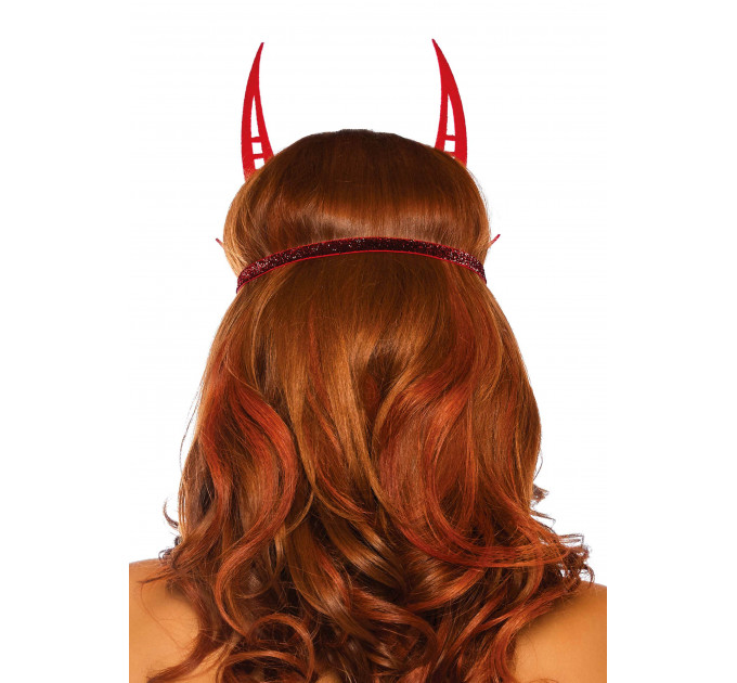 Блестящая маска дьявола Leg Avenue Glitter devil mask O/S