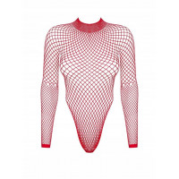 Боді Obsessive B126 teddy red S/M/L