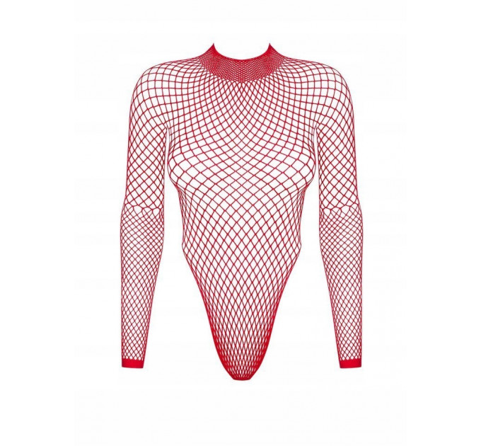 Боди Obsessive B126 teddy red S/M/L