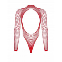Боді Obsessive B126 teddy red S/M/L