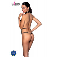 Боді з високим коміром Passion JANNIES, чорний, S/M