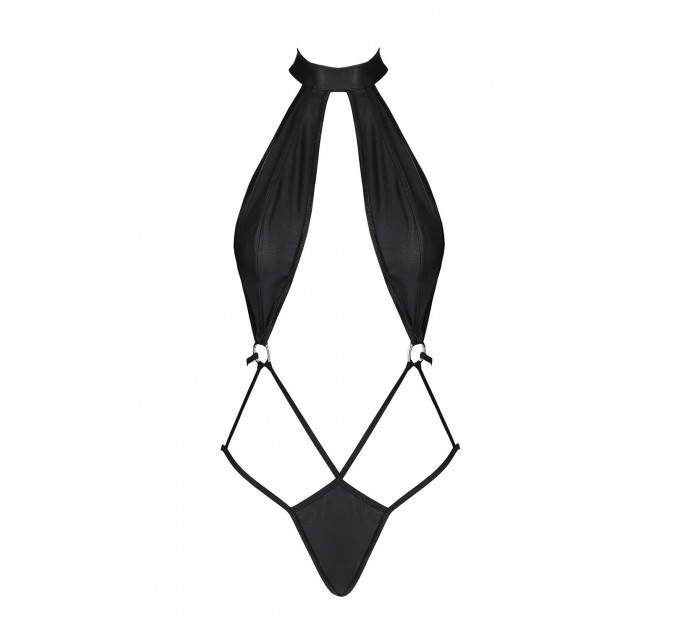 Боди с высоким воротником JANNIES BODY black S/M - Passion