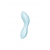 Подвійний смарт вібратор із вакуумною стимуляцією Satisfyer Curvy Trinity 5 + блакитний