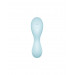 Двойной смарт вибратор с вакуумной стимуляцией SATISFYER CURVY TRINITY 5+ BLUE