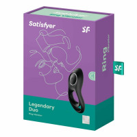 Подвійне ерекційне кільце Satisfyer Legendary Duo чорний