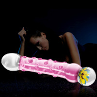 Фаллоимитатор стеклянный 7,5" Glass Romance Розовый