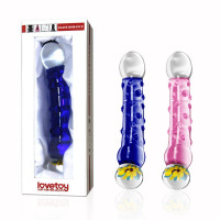 Фаллоимитатор стеклянный 7,5" Glass Romance Розовый