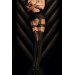 Колготки с декоративным швом сзади Ballerina's Secret и открытым доступом, черные, L/XL