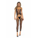 Комбинезон ON ALL NIGHT 2PC SET BODYSTOCK BLACK, OS