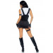 Костюм полицейской S/M Leg Avenue Sultry SWAT, 4 предмета, черный