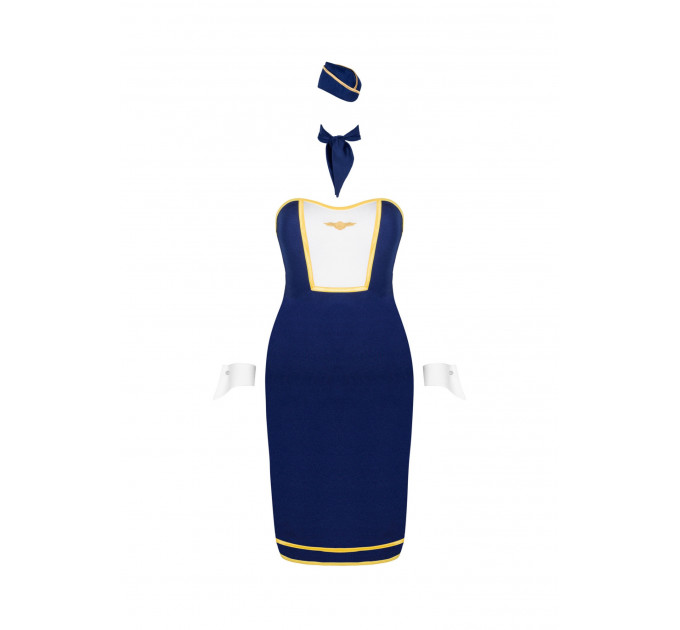 Костюм стюардессы OBSESSIVE - STEWARDESS UNIFORM COSTUME XS/S