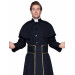 Костюм католицького священика Leg Avenue Priest 2 предмети, чорний, M/L