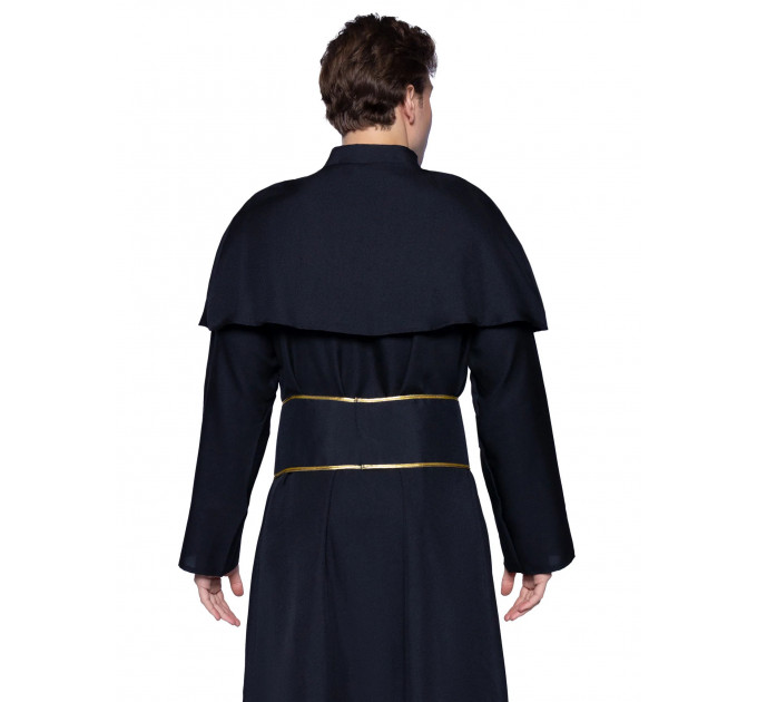 Костюм католицького священика Leg Avenue Priest 2 предмети, чорний, M/L