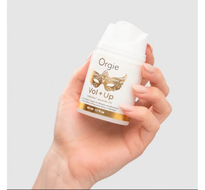Крем з ефектом ліфтингу для грудей та сідниць ORGIE Vol + Up – Adifyline™ peptide 2%