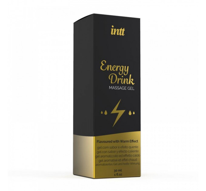 Массажний гель с согревающим эффектом Intt Energy Drink 30 мл