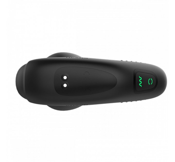 Масажер простати з ротацією Nexus Revo Extreme, з пультом, чорний, 14 х 3.4 см