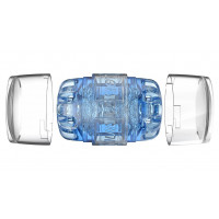 Мастурбатор двосторонній FleshLight Quickshot Turbo, блакитний