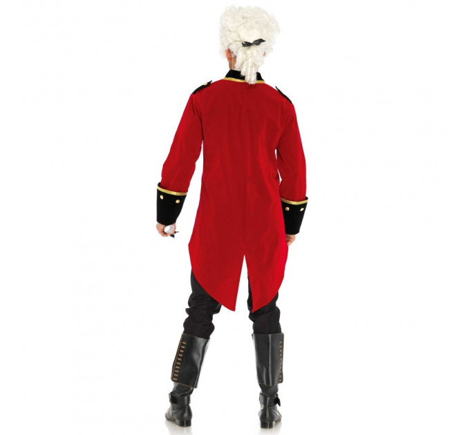Мужской костюм капитана XL, Leg Avenue, 2 предмета, красный