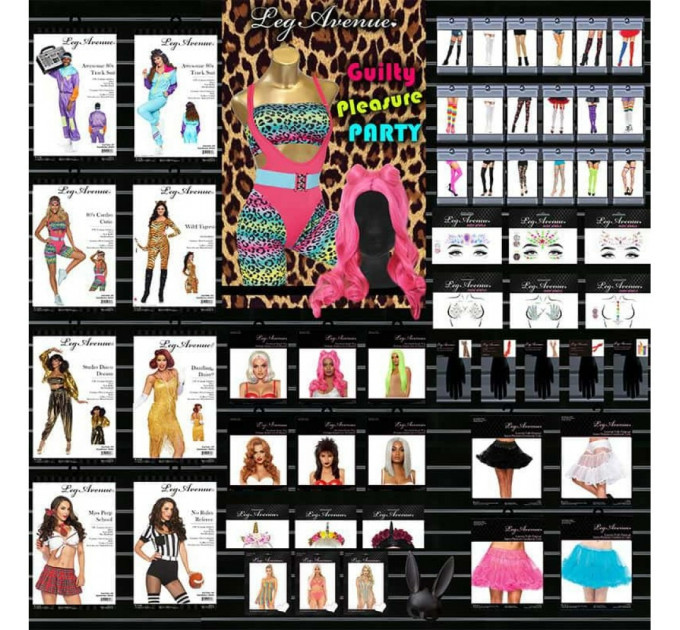 Мужской костюм капитана XL, Leg Avenue, 2 предмета, красный