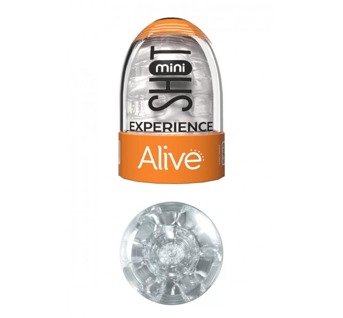 Мини мастурбатор Alive Mini Shot Experience прозрачный