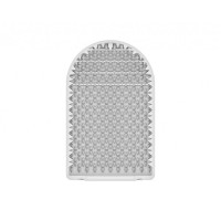 Мини мастурбатор нереалистичный Tenga Pocket Crystal Mist, с рельефом, белый