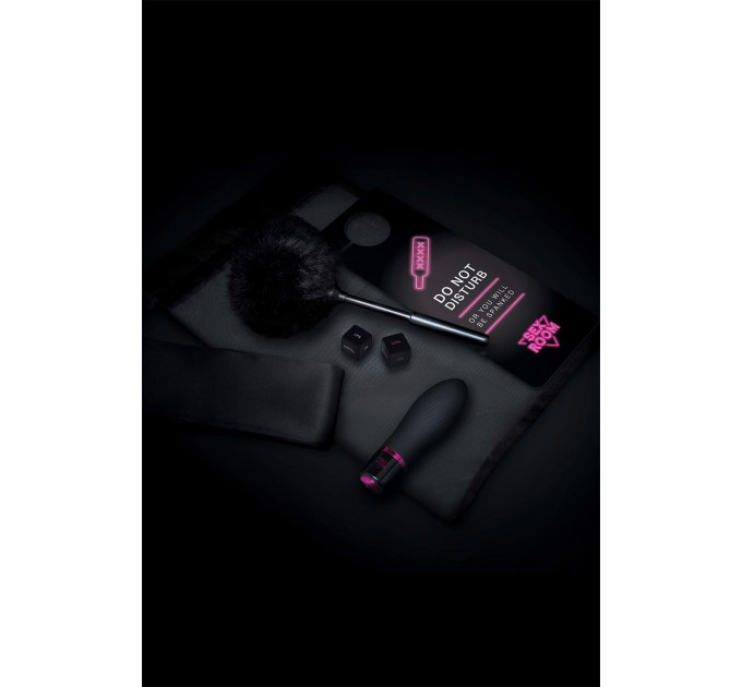 Набор девайсов для секс игр Dream Toys Sex Room Vibe Kit, 6 предметов, черный/розовый