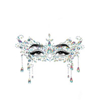 Наклейки для обличчя Diamond Sticker Masquerade White Leg Avenue