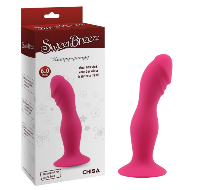 Насадка для страпону Chisa Sweet Breeze Rumpy Pumpy, рожевий