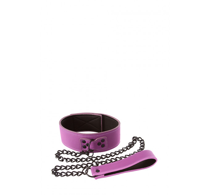 Ошейник NS Novelties LUST BONDAGE COLLAR PURPLE