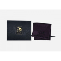 Поножі з італійської шкіри із золотими деталями Butterfly cuffs UPKO