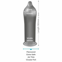 Презервативи EXS Air Thin Feel із латексу високої якості (ціна за упаковку, 3 шт.)