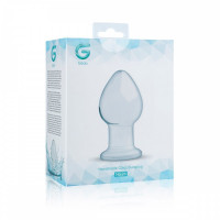 Пробка стекло прозрачная Gildo Glass Buttplug No. 26