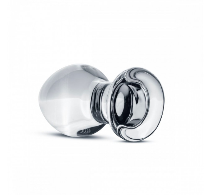 Пробка скло прозора Gildo Glass Buttplug No.26